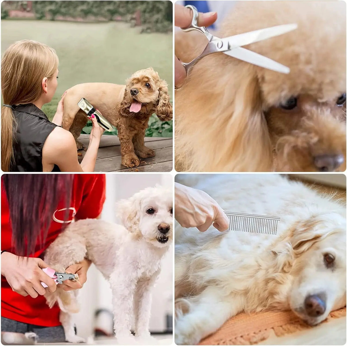 Cortaúñas Eléctrico Profesional para Mascotas | Silencioso y Seguro