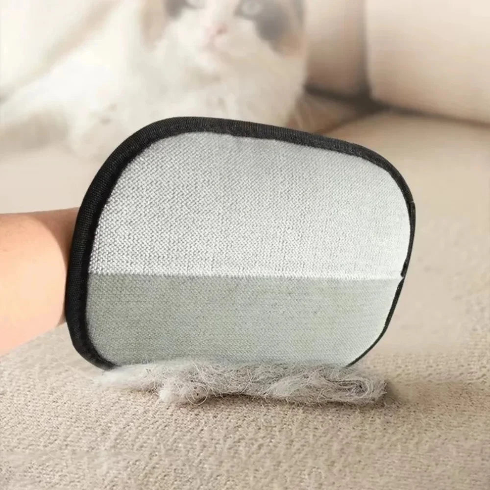 Guante Quitapelos Reutilizable de Doble Cara para Perros y Gatos