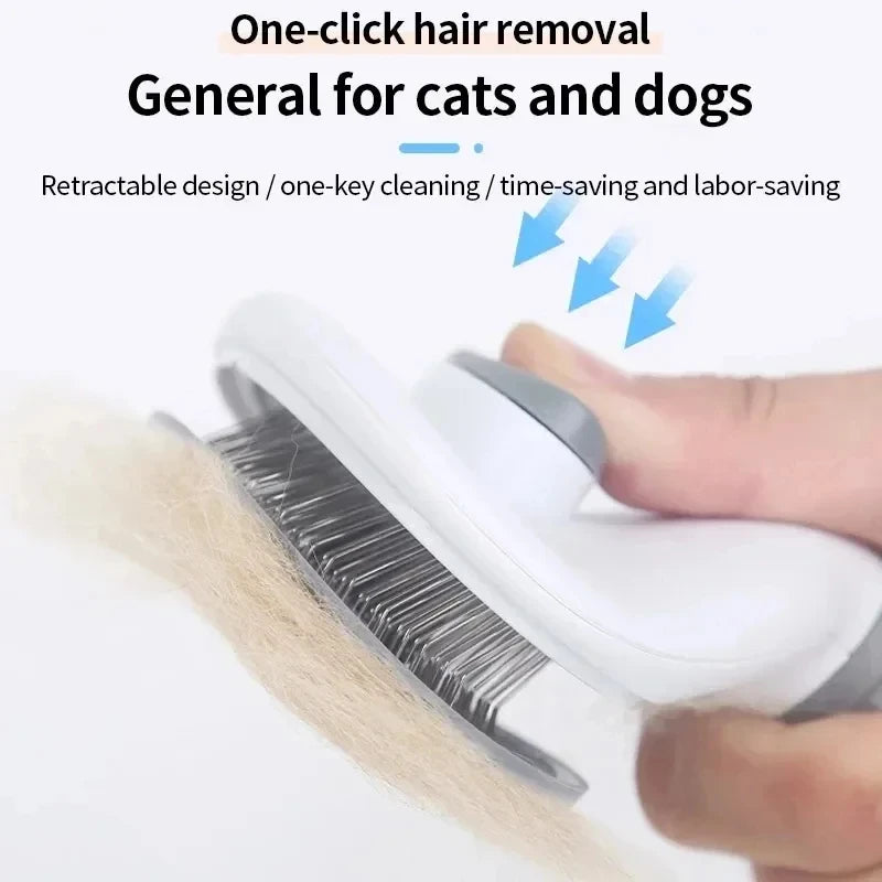 Cepillo para Perros y Gatos – Elimina Pelo Suelto