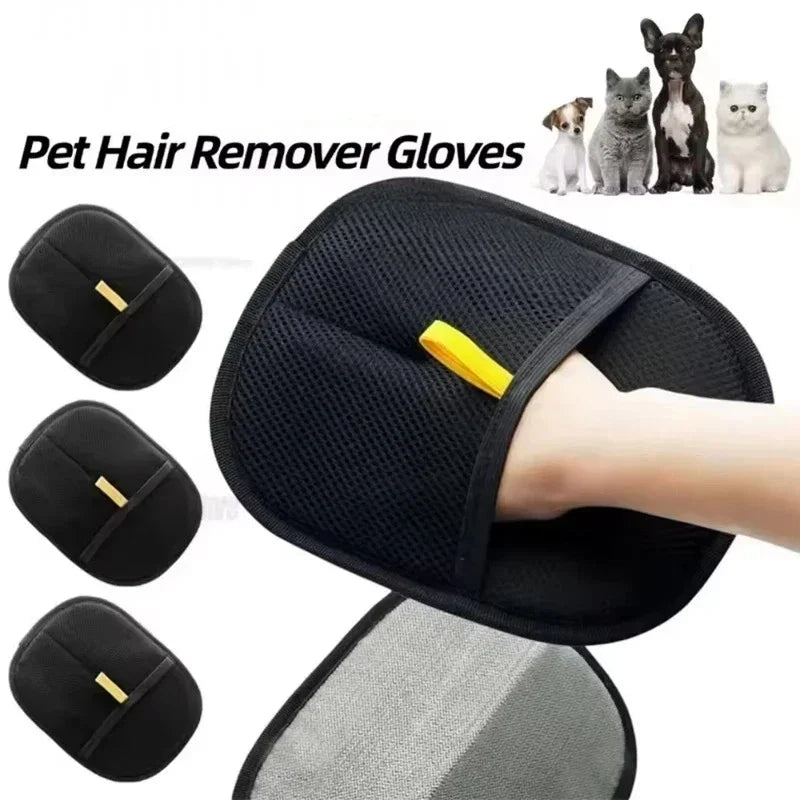 Guante Quitapelos Reutilizable de Doble Cara para Perros y Gatos
