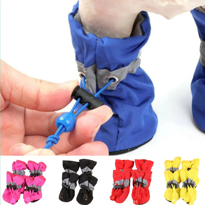Botas Impermeables Antideslizantes para Perros – Pack de 4