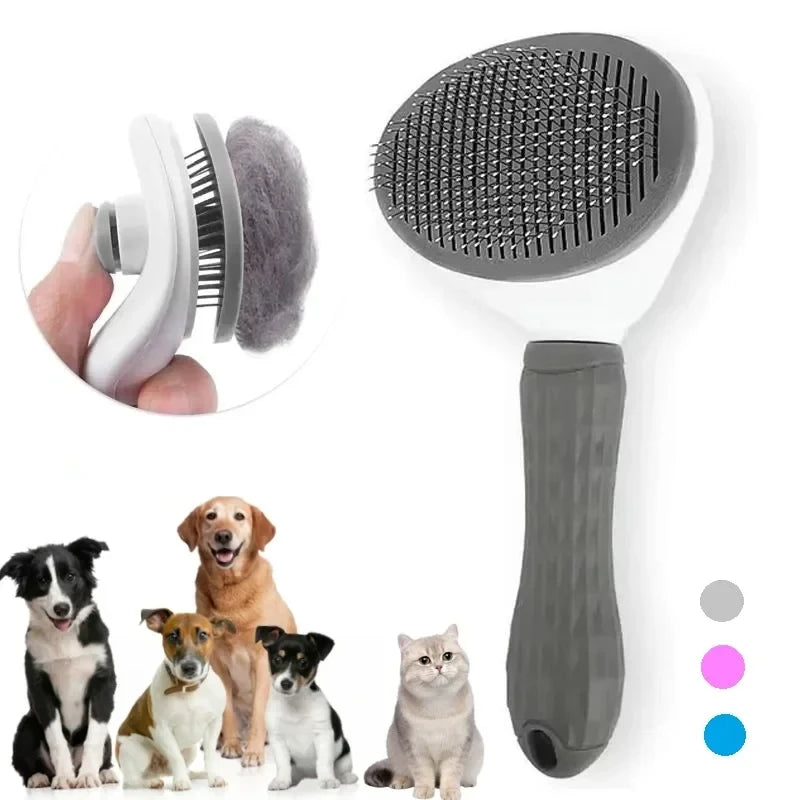 Cepillo para Perros y Gatos – Elimina Pelo Suelto