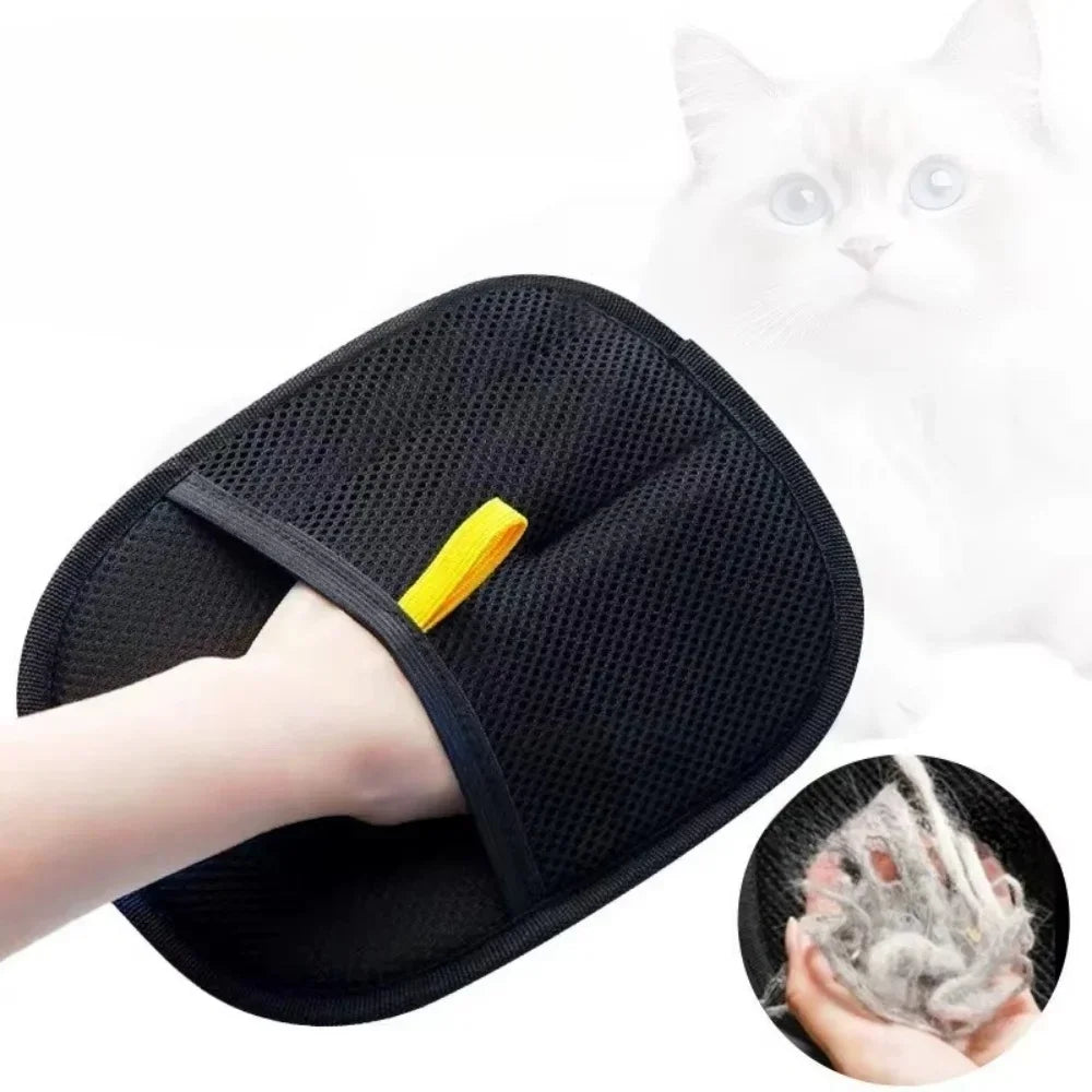 Guante Quitapelos Reutilizable de Doble Cara para Perros y Gatos