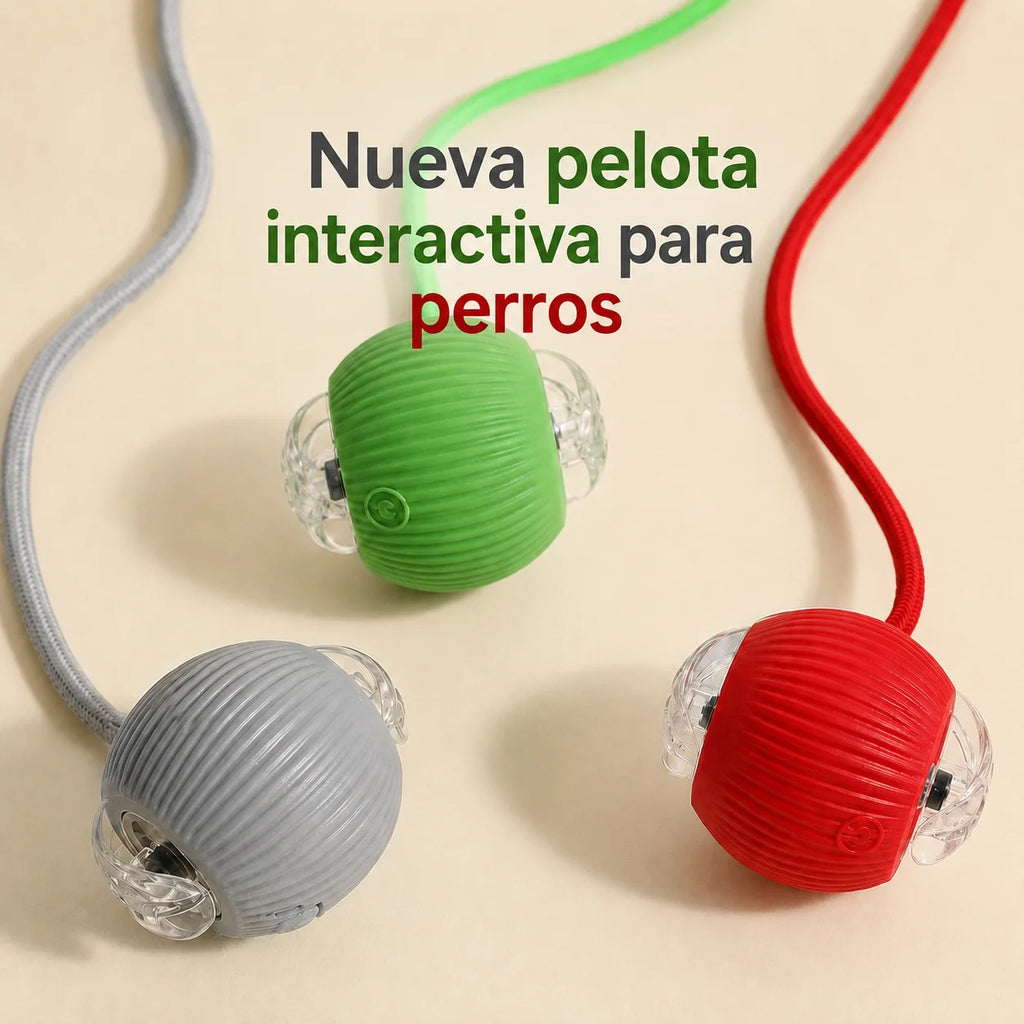 Pelota Interactiva Automática para Perros – Recargable