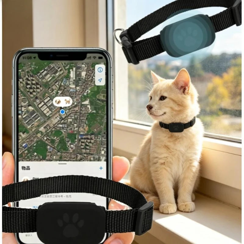 Localizador GPS para Perro y Gato | Tiempo Real | Compatible Apple Find