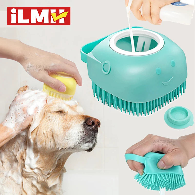 Cepillo de Ducha para Perro | Masaje y Limpieza Profunda