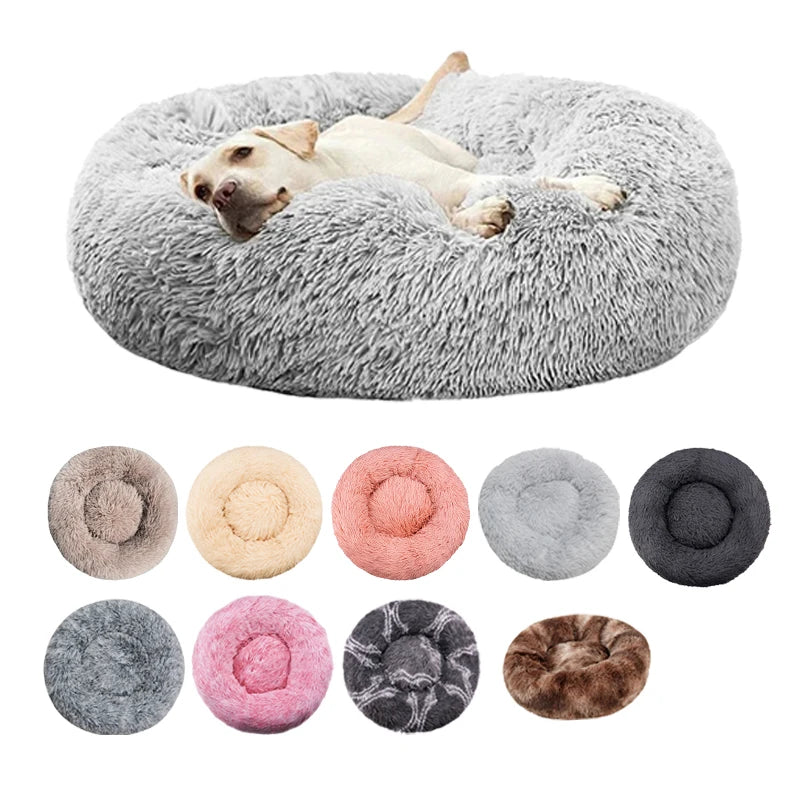 Cama Redonda para Perro y Gato | Suave y Lavable
